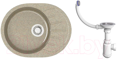 

Мойка кухонная Elmar, M-03 + cифон Grand 3 1/2"