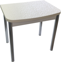 Обеденный стол Анмикс Раскладной ИП 01-440000 (пластик, ваниль) - 