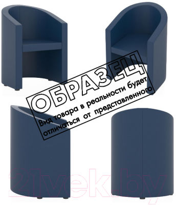 Кресло мягкое Euroforma Форум FS Euroline 915 (кварцевый серый)