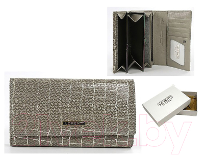 

Портмоне Cedar, Серый;рисунок, Lorenti 64003-YGS-RFID