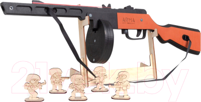 Автомат игрушечный Arma.toys Резинкострел ППШ / АТ007К (окрашенный)