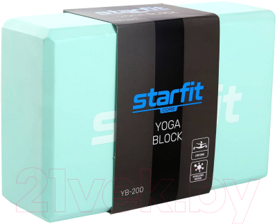 Изображение товара Блок для йоги Starfit YB-200 (мятный)