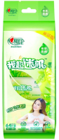 Влажные салфетки детские Hearttex Mini Экстракт зеленый чай / XCR008+P1 (64шт) - 