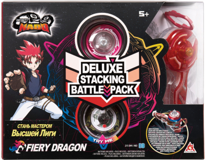 Игрушка детская Infinity Nado Волчок Стакинг Делюкс. Fiery Dragon / 38779