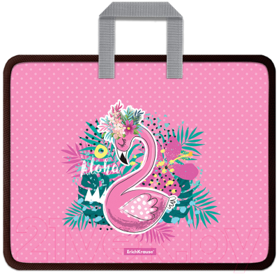 Папка-портфель Erich Krause Rose Flamingo / 52925