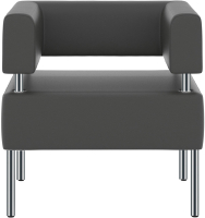 Кресло мягкое Euroforma МС МСK Euroline 996 (железно-серый) - 