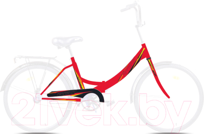 Велосипед AIST Smart 24 1.0 2021 (24, красный)