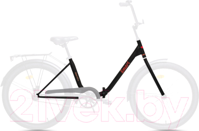 Велосипед AIST Smart 24 1.1 2021 (24, черный/красный)