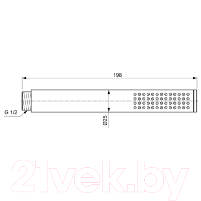 Лейка ручного душа Ideal Standard IdealRain BC774AA