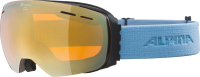 Очки горнолыжные Alpina Sports Granby HM / A72138-22 (серый/синий/золотой) - 
