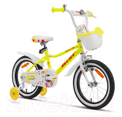 Детский велосипед AIST Wiki 2021 (16, желтый)