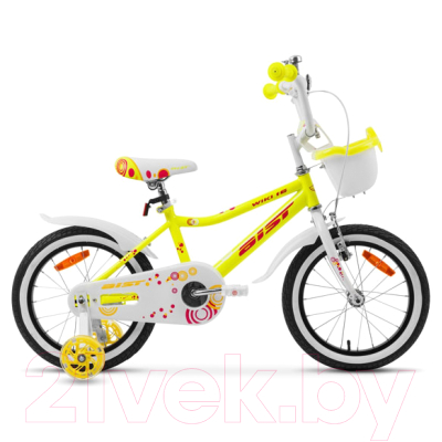 Детский велосипед AIST Wiki 2021 (16, желтый)