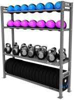 

Стойка для гантелей DHZ Fitness, A-0125
