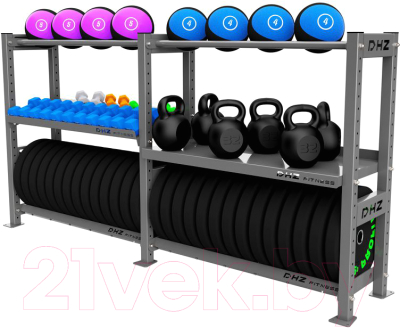 

Стойка для гантелей DHZ Fitness, Черный, A-0127