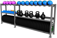 

Стойка для гантелей DHZ Fitness, A-0129