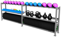 

Стойка для гантелей DHZ Fitness, A-0132