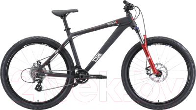 Велосипед STARK Shooter-2 2020 (18, черный/белый/красный)