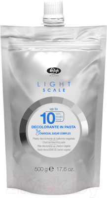 Порошок для осветления волос Lisap Черная для осветления волос Light Scale 10-levels (500г)