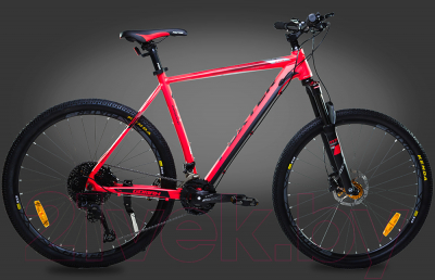 Велосипед Foxter Gomax 27.5 2020 (21, красный)