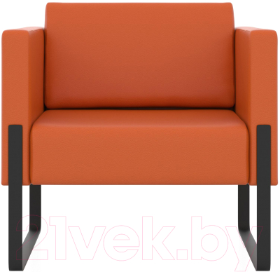 Кресло мягкое Euroforma Тренд TRK Euroline 112 (оранжевый)