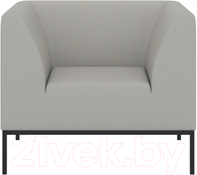 Кресло мягкое Euroforma Ультра 2.0 ULK Velutto/Velours 13 (светло-серый)