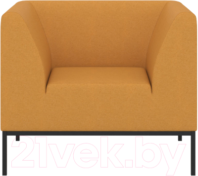 Кресло мягкое Euroforma Ультра 2.0 ULK Kardif/Woolen 14 (оранжевый)