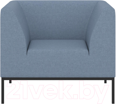 Кресло мягкое Euroforma Ультра 2.0 ULK Kardif/Woolen 15 (светло-синий)