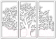 Декор настенный Arthata Дерево на закате 50x85-V / 112-3 (белый) - 