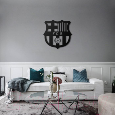 Декор настенный Arthata Football Club Barcelona 50x50-B / 113-1 (черный)