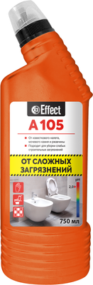

Чистящее средство для ванной комнаты, Для сантехники Альфа 105 для сложных загрязнений