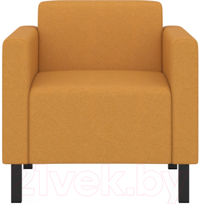 Кресло мягкое Euroforma Евро EVROK Kardif/Woolen 14 (оранжевый)