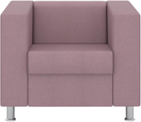 Кресло мягкое Euroforma Аполло APK Kardif/Woolen 08 (светло-фиолетовый) - 