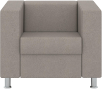 Кресло мягкое Euroforma Аполло APK Kardif/Woolen 11 (серый) - 