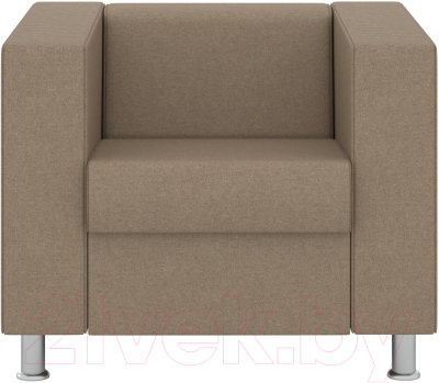 Кресло мягкое Euroforma Аполло APK Kardif/Woolen 18 (коричневый)