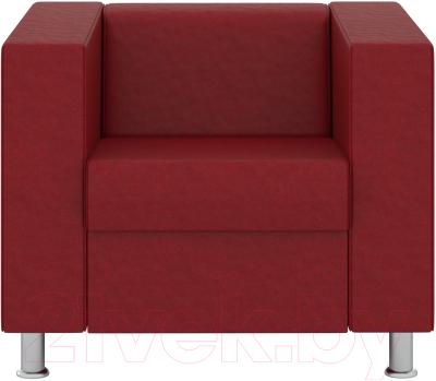 Кресло мягкое Euroforma Аполло APK Kardif/Woolen 24 (красный)