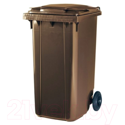 Контейнер для мусора Ese 240л (коричневый)