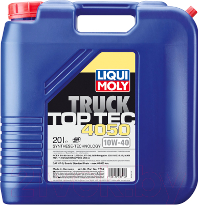 

Моторное масло Liqui Moly, Top Tec Truck 4050 10W40 / 3794