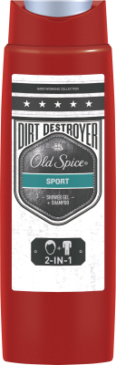 Гель для душа Old Spice Dirt Destroyer Sport 2 в 1 (250мл)