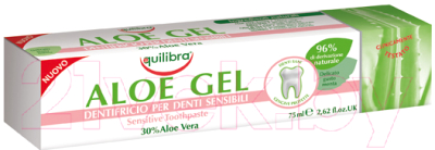 Зубная паста Equilibra Aloe Gel для чувствительных зубов (75мл)