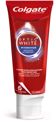Зубная паста Colgate Optic White Мгновенный (75мл)