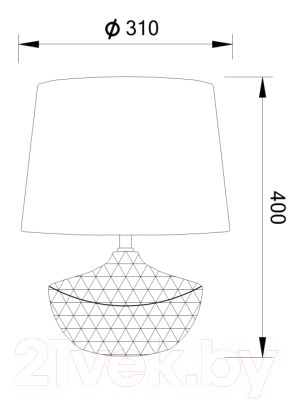 Прикроватная лампа Maytoni Аdeline Z006-TL-01-W / MOD006-11-W