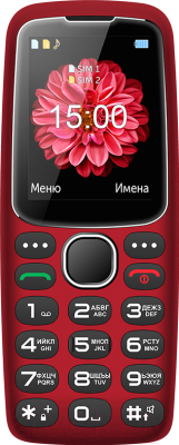 Мобильный телефон Texet TM-B307 (красный)