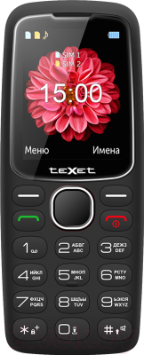 Мобильный телефон Texet TM-B307 (черный)