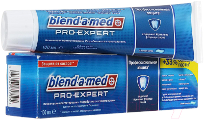 Зубная паста Blend-a-med ProExpert профессиональная защита свежая мята (100мл)