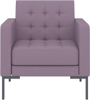 Кресло мягкое Euroforma Нэкст NEXTK Velutto/Velours 11 (фиолетовый) - 