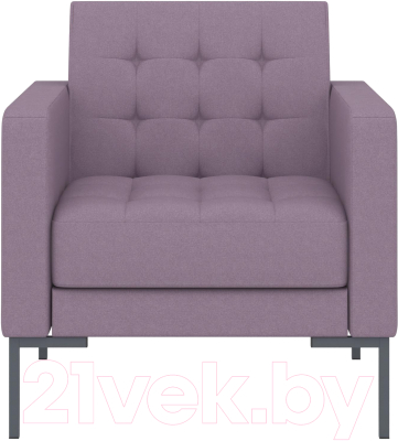 Кресло мягкое Euroforma Нэкст NEXTK Velutto/Velours 11 (фиолетовый)