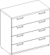 Миниатюра изображения товара Комод Шатура Flash светлый KA2-01.CG / 482780