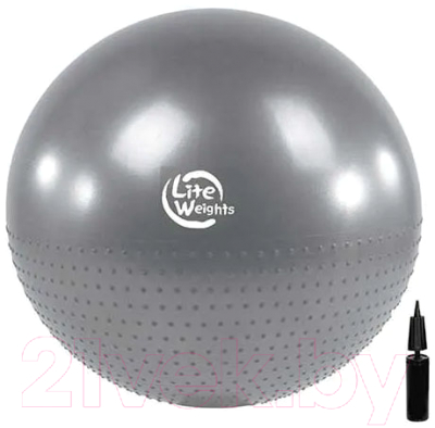 Гимнастический мяч Lite Weights BB010-26 (серебристый)