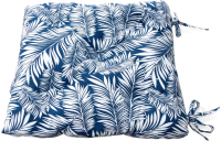 Подушка для садовой мебели Эскар Blue Palma-S 50x50 / 121869150 (белый/синий) - 