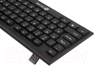 Изображение товара Комплект клавиатура и мышь Оклик 620M (черный)